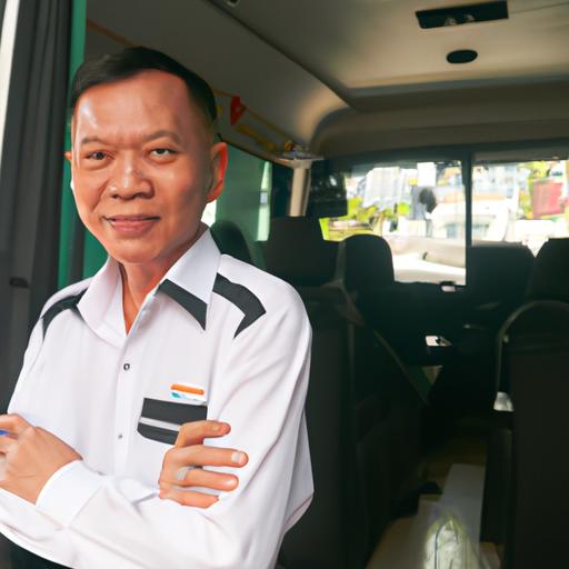 Lái xe thân thiện và chuyên nghiệp của nhà xe Đại Việt Phú Thọ Quảng Ninh sẵn sàng đưa khách hàng đi chuyến đi an toàn
