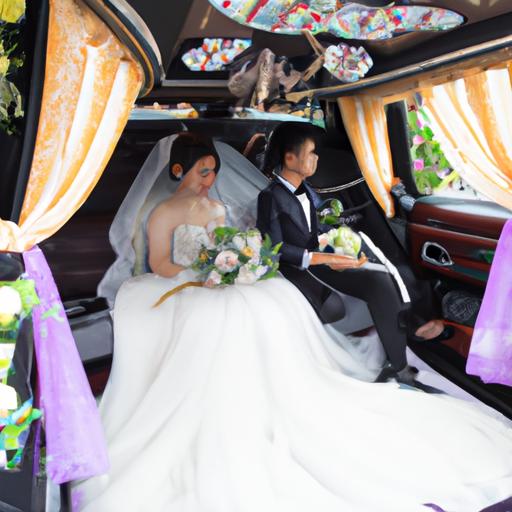 Cặp đôi thỏa sức vui chơi với xe hoa của Nhà xe Hoàng Tâm