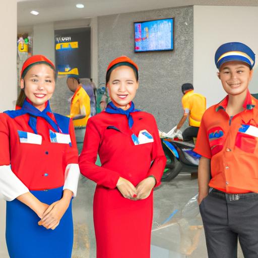 Đội ngũ nhân viên chuyên nghiệp và thân thiện luôn sẵn sàng hỗ trợ khách hàng với các nhu cầu liên quan đến việc đi lại tại Nhà Xe Trung Nga Sài Gòn.