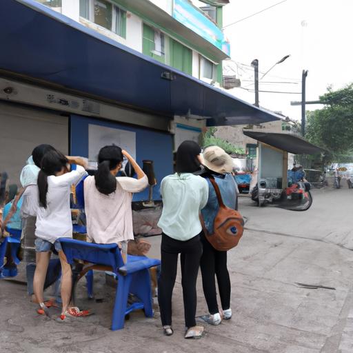 Đợi xe Nhà Xe Hà Sơn để đi du lịch