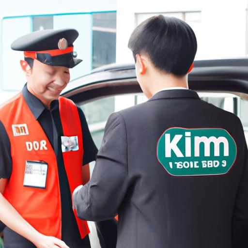 Tài xế thân thiện của Nhà xe Kim Hùng hỗ trợ khách hàng với hành lý.