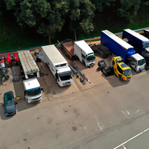 Đội xe của Nhà xe Vinh Nhâm sẵn sàng vận chuyển hàng hóa