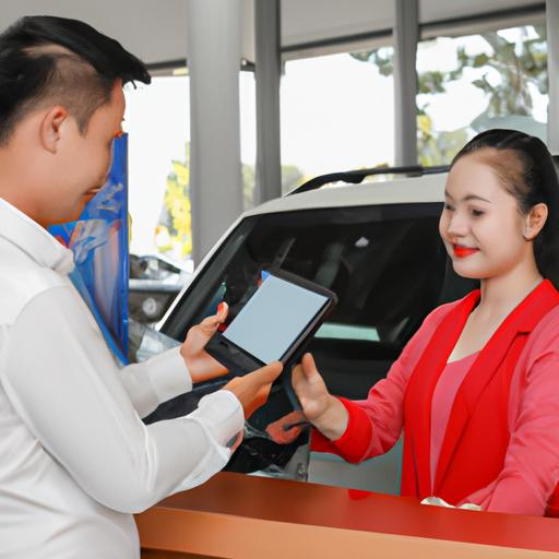 Nhân viên chăm sóc khách hàng của Nhà xe Sài Gòn Ninh Thuận hỗ trợ khách hàng