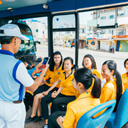 Đội ngũ nhân viên chuyên nghiệp của công ty xe khách Trường Thịnh Quy Nhơn luôn hỗ trợ khách hàng