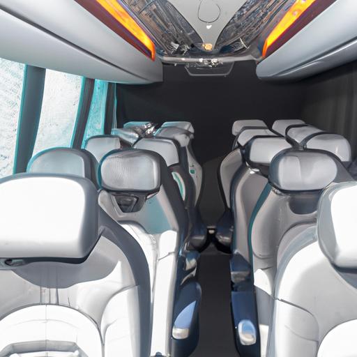 Nội thất hiện đại của xe buýt Số nhà xe thành bưởi với ghế ngồi êm ái và hệ thống điều hòa không khí.